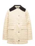 Ganni - Shiny Quilt Midi Jacket - Polsterdatud jakid - S/M