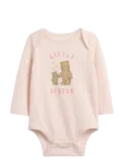 GAP - Baby Organic Cotton Family Graphic Bodysuit - Pikkade varrukatega - 62/74