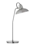 House Doctor - Table Lamp, Hddesk, Brushed Silver - Laualambid - 18X34X50CM