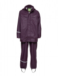 CeLaVi - Basic Rainwear Set -Solid Pu - Vihmariiete komplektid - 116-122
