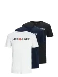 Jack & Jones - Jjecorp Logo Tee Ss Crew Neck 3Pkmp Noos - L&uuml;hikeste varrukatega - XL