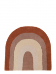 OYOY MINI - Rainbow Rug - As&uuml;mmeetrilised vaibad - 88X90CM