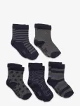 Minymo - Sock W. Pattern (5-Pack) - Sokid - 27-30