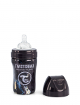 Twistshake - Twistshake Anti-Colic Stainless Steel 260Ml Marble Black - Lutipudelid - ONE SIZE