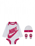 Nike - Nike Bodysuit+Hat+Bootie - Pikkade varrukatega bodid - 50-68