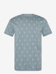 Polo Ralph Lauren - Allover Pony Cotton Jersey Sleep Shirt - L&uuml;hikeste varrukatega - S