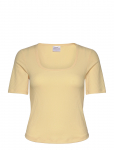 Casall - Scoop Rib Tee - L&uuml;hikeste varrukatega - 38