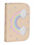 Beckmann Norway - Single Section Pencil Case W/Content, Yellow Heart - Pinalid - ONE SIZE