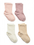 Lindex - Sock 4P Rib Solid - Sokid - 22/24