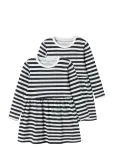 Name It - Nmfvivia Ls Dress 2P Noos - Pikkade varrukatega vabaajakleidid - 104