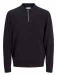Jack & Jones - Jjeemil Knit Polo Half Zip Ls Noos - Poolpika lukuga džemprid - XXL