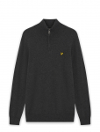Lyle & Scott - Cotton Merino Quarter Zip Jumper - Poolpika lukuga džemprid - XXL