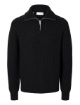 Selected - Slmland Ls Knit Half Zip - Poolpika lukuga džemprid - M