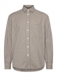 Garment Project - Relaxed Long Sleeved Shirt - Grey/B - Vabaaja - S