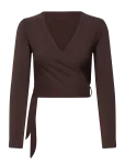 Aim&acute;n - Shape Seamless Wrap Long Sleeve - Spordi pikkade varrukatega topid - M