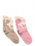 Minymo - Socks W. 3D Effect (2-Pack) - Sokid - 35\38