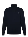 Polo Ralph Lauren - Cotton Quarter-Zip Mockneck Sweater - Poolpika lukuga džemprid - XS
