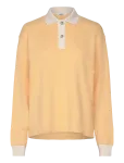 Monki - Long Sleeve Rugby Polo Top - Polod - XS