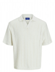 Jack & Jones - Jorparos Knit Easter Ss Crochet Polo - L&uuml;hikeste varrukatega kootud polos&auml;rgid - XXL
