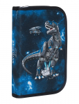 Beckmann Norway - Single Section Pencil Case With Content, Tech Rex - Pinalid - ONE SIZE