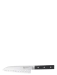 Dorre - Asama Santoku Chef's Knife Black Handle - Santoku noad - L:18CM