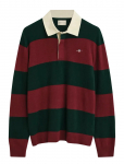 GANT - Extrafine Lambswool Striped Polo - Pikkade varrukatega - XXL