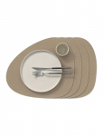LIND DNA - 4-Set Table Mat Curve L Corduroy - Lauamatid - 37X44CM