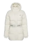 Calvin Klein Jeans - Belted Midweight Puffer - Polsterdatud jakid - M