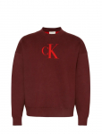 Calvin Klein Jeans - Ls Cttn Cashmere 3D Logo Crwnk S - Dressipluusid - L