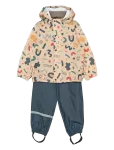 Mikk-line - Pu Rain Set Aop W. Susp/104 - Vihmariiete komplektid - 128