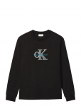 Calvin Klein Jeans - Ls 16S Jersey Tri-Color Monologo - Dressipluusid - XL