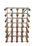 The Swedish Wine Rack Factory - 30 Bottle Self Assembly Kit Light Wood - Riiulid - ONE SIZE