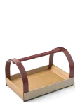Gejst - Kydo Tray Oak Grey Burgundy - Kandikud - 23.5CM X 40.5CM X 27CM