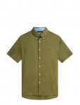 Tommy Hilfiger - Linen Blend Solid Ss Rf Sht - L&uuml;hikeste varrukatega s&auml;rgid - M