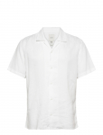 Calvin Klein - Ss Camp Collar Solid Linen Class - L&uuml;hikeste varrukatega s&auml;rgid - XXL