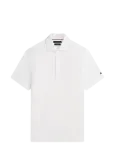 Tommy Hilfiger - Dc Spread Collar Linen Polo - L&uuml;hikeste varrukatega kootud polos&auml;rgid - L