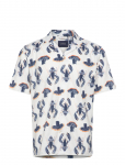 Lindbergh - Cotton/Viscose Slub Aop Resort Shir - Vabaaja s&auml;rgid - L