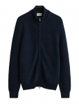 Gant - Cotton Texture Zipped Cardigan - Lukuga džemprid - XXL