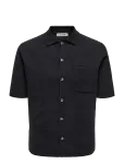 ONLY & SONS - Onssilas Reg Ss Shirt Knit - L&uuml;hikeste varrukatega kootud polos&auml;rgid - S