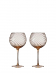 Byon - Wine Glass Opacity 2Pcs/Set - Punase veini klaasid - ONE SIZE