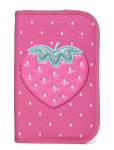 Beckmann Norway - Single Section Pencil Case With Content, Strawberry - Pinalid - ONE SIZE