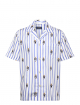 Polo Ralph Lauren - Polo Bear Striped Poplin Pajama Shirt - Topid - XXL