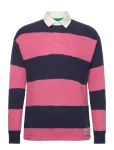 Polo Ralph Lauren - Striped Linen-Cotton Rugby Sweater - Pikkade varrukatega kootud polos&auml;rgid - XL