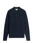 Tommy Hilfiger - Pima Org Ctn Cashmere Ls Polo - Pikkade varrukatega kootud polos&auml;rgid - XL