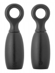 Bloomingville - Martim Salt & Pepper Mill, Black, Rubberwood - Soola- ja pipraveskid - 45 ML
