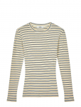 Mads N&oslash;rgaard - 2X2 Cotton Stripe Tuba Tee Ls - Pikkade varrukatega - S
