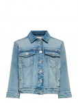 Kids Only - Kmgsmilla Flower Jacket Dnm Azg - Teksa ja velvet - 92