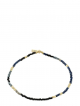 Pilgrim - Alison Bracelet Black, Gold-Plated - P&auml;rlitega k&auml;ev&otilde;rud - ONE SIZE