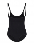 Bye Bra - Soft Touch Seamless Bodysuit Open Bust - Topid - XXL