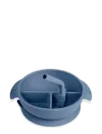 Haakaa - Haakaa Silicone Divided Suction Bowl - Bluestone - Beebin&otilde;ude komplektid - ONE SIZE